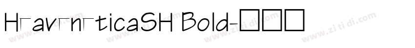 HeaveneticaSH Bold字体转换